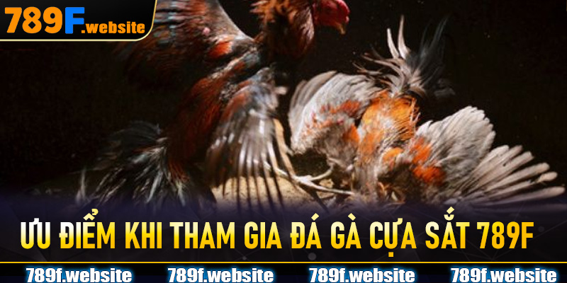 Ưu điểm khi tham gia Đá Gà Cựa Sắt 789F
